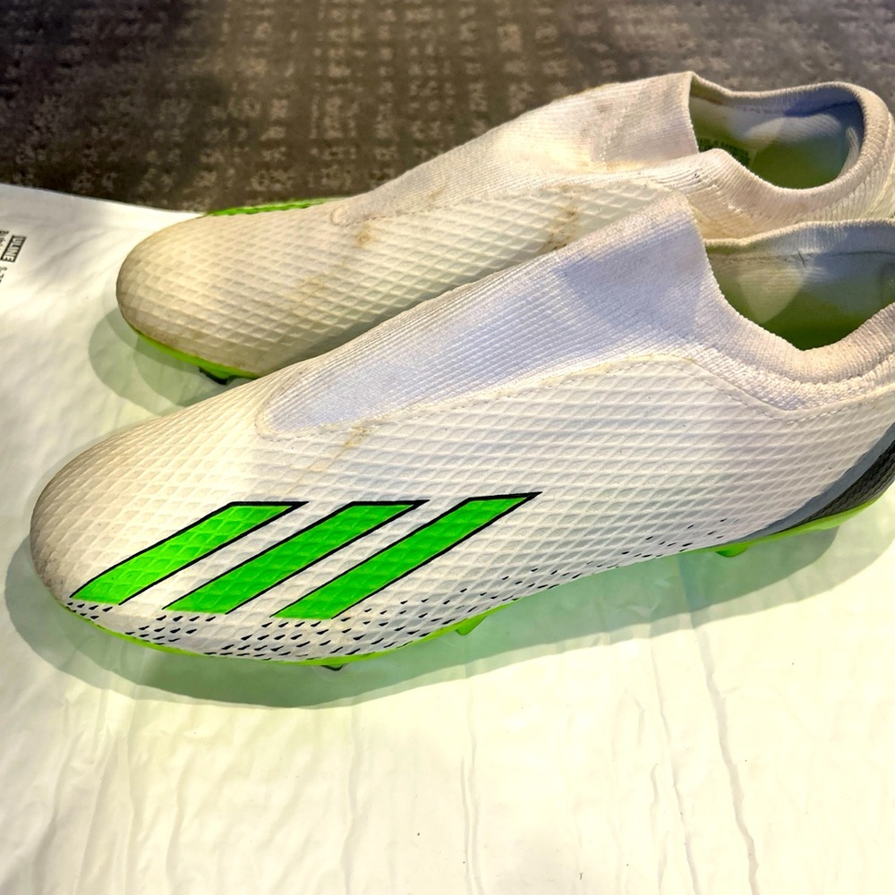 Adidas X Speedportal .2 FG Soccer Cleats Size Mens 8.5 White Green HP5904